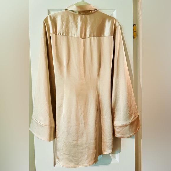 Song of Style Cream Button-Up Dress - Picture 5 of 5